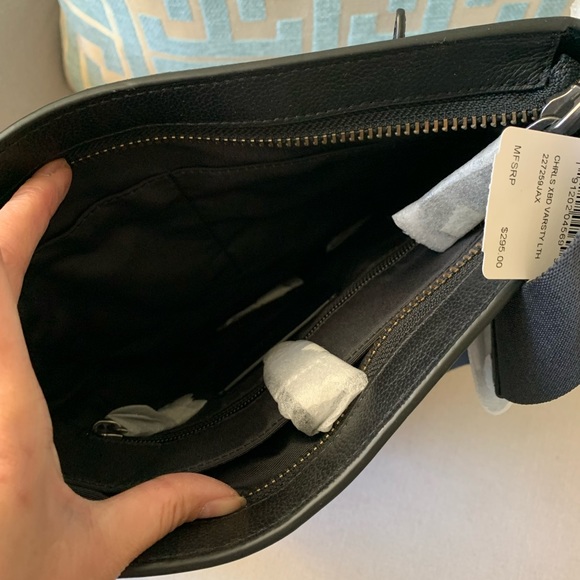 New Coach CHARLES CROSSBODY IN VARSITY LEATHER - Picture 5 of 7